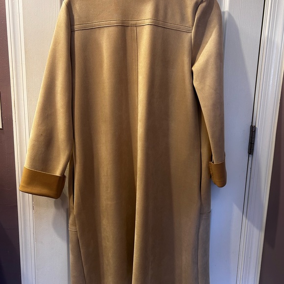Zara suede feel elongated over coat - Picture 3 of 8